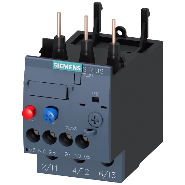 Relé de sobrecarga 11...16 A tamaño S0, clase 10, para protección de motores para montaje en contactores SIEMENS